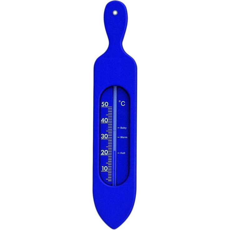 BADETHERMOMETER Kunststoff blau
