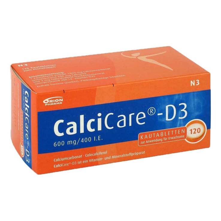 CalciCare®-D3 600mg/400 I.E. 120 Kautbl.