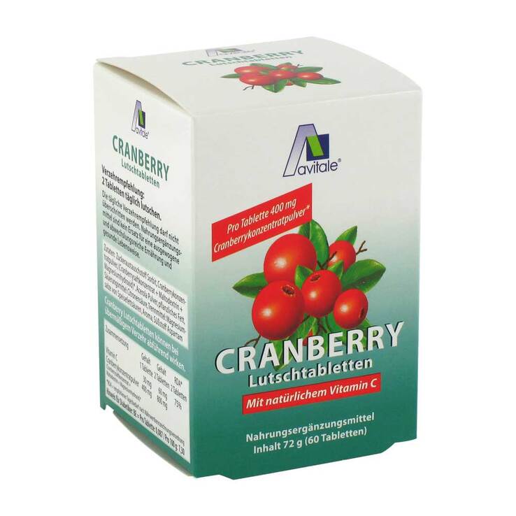 CRANBERRY LUTSCHTABLETTEN