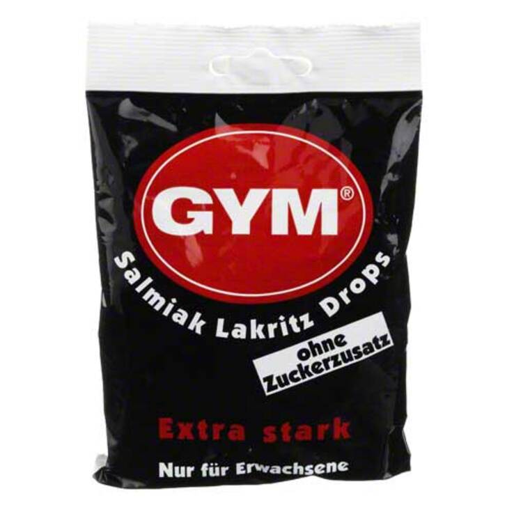 GYM Salmiak Lakritz Drops zuckerfrei