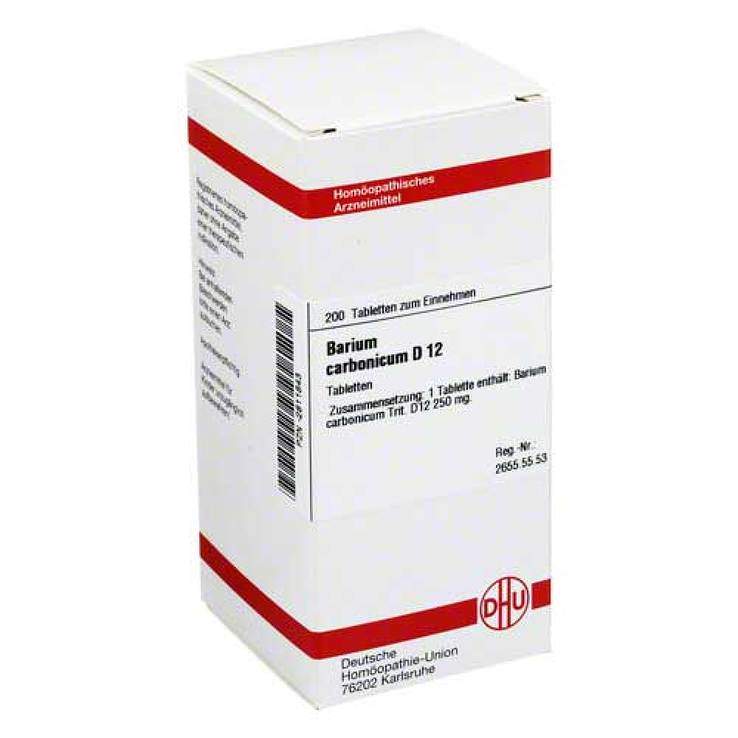 Barium carbonicum D12 DHU 200 Tbl.