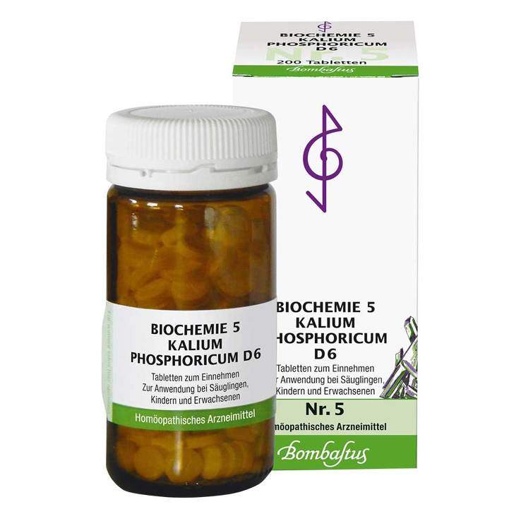 Biochemie 5 Kalium phosphoricum Bombastus D6 200 Tbl.