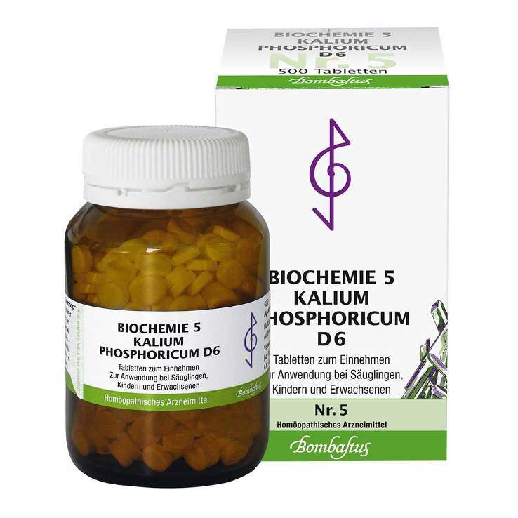 Biochemie 5 Kalium phosphoricum Bombastus D6 500 Tbl.