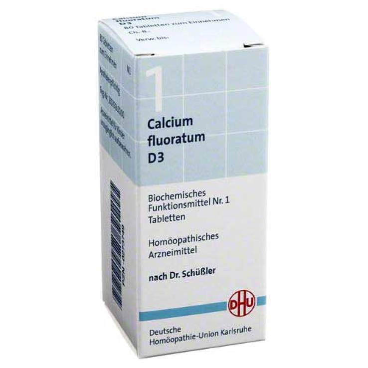Biochemie DHU 1 Calcium fluoratum D3 80 Tbl.