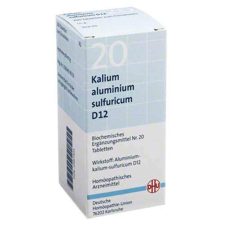 Biochemie DHU 20 Kali. alum. sulfur. D12 200 Tbl. Preisvergleich