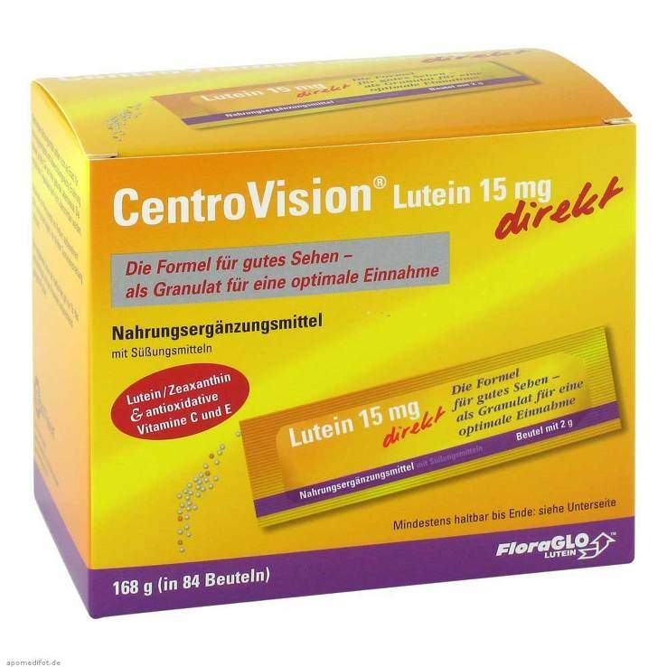 CentroVision® Lutein 15mg direkt 84 Btl.