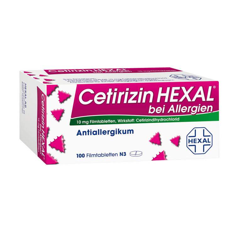Cetirizin HEXAL® b. Allergien 100 Filmtbl.