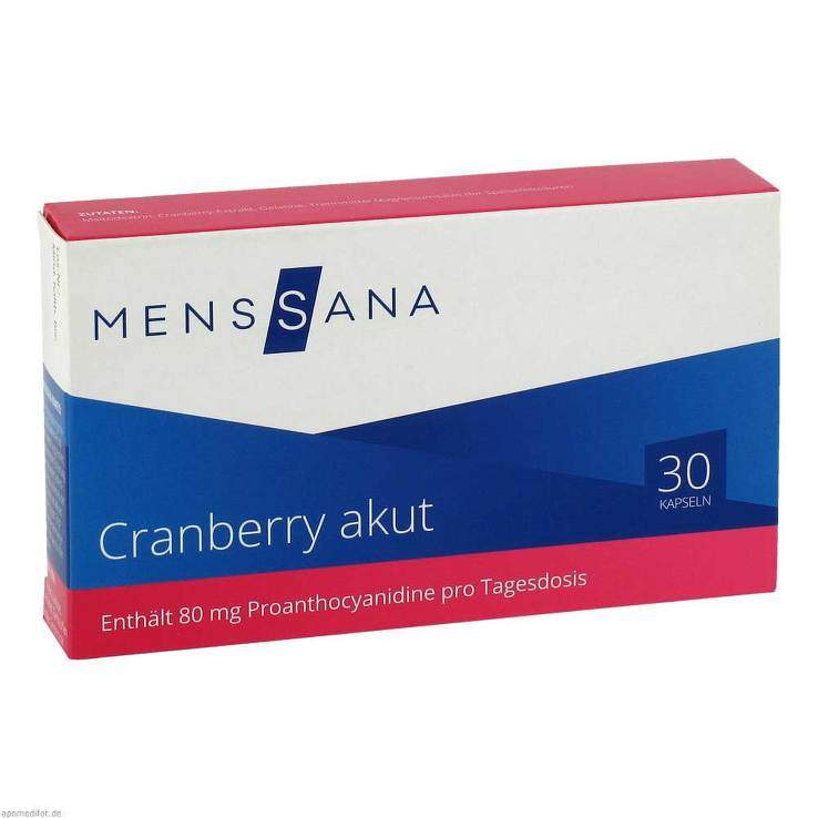 Cranberry akut MensSana® 30 Kapseln
