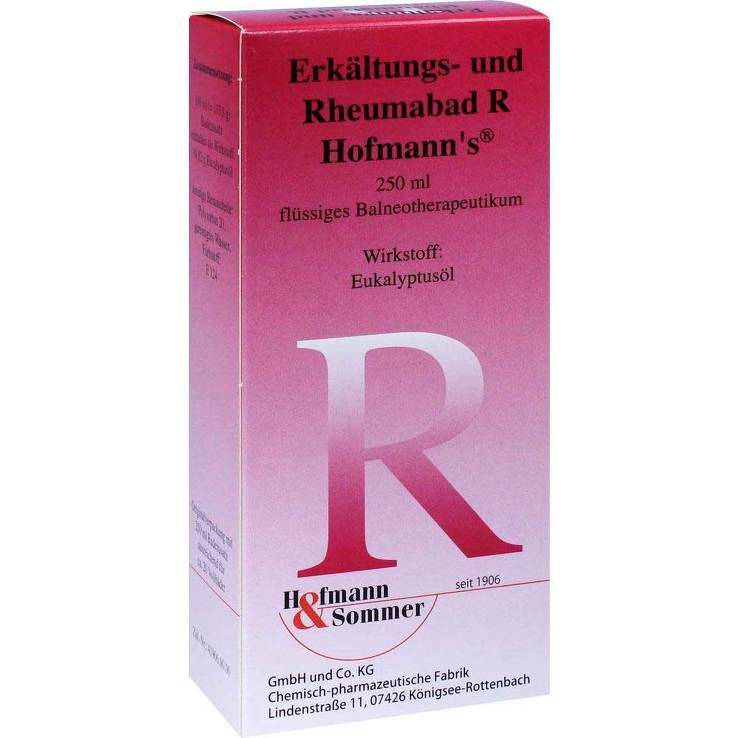 Erkältungs- und Rheumabad R Hofmann's® 250 ml