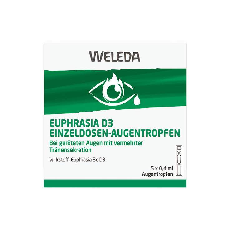 Euphrasia D3 Einzeldosen-Augentropfen 5x0,4 ml