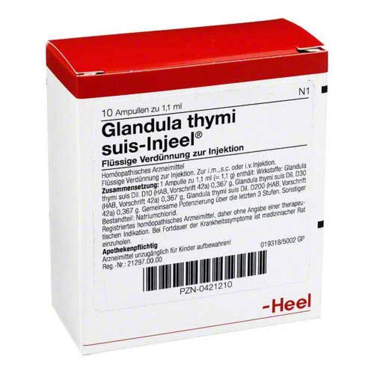 Glandula thymi suis-Injeel 10 Amp.