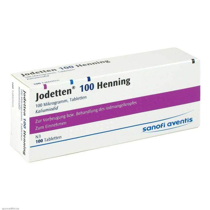Jodetten® 100 Henning 100 Tbl.