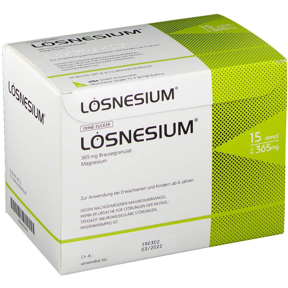 Lösnesium® 50 Btl. Brausegran.