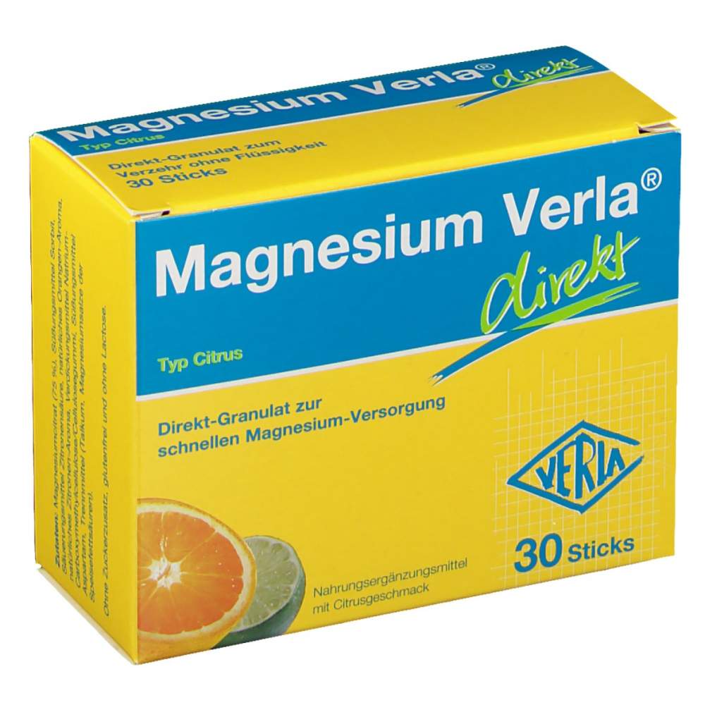Magnesium Verla® direkt 30 CitrusSticks Preisvergleich