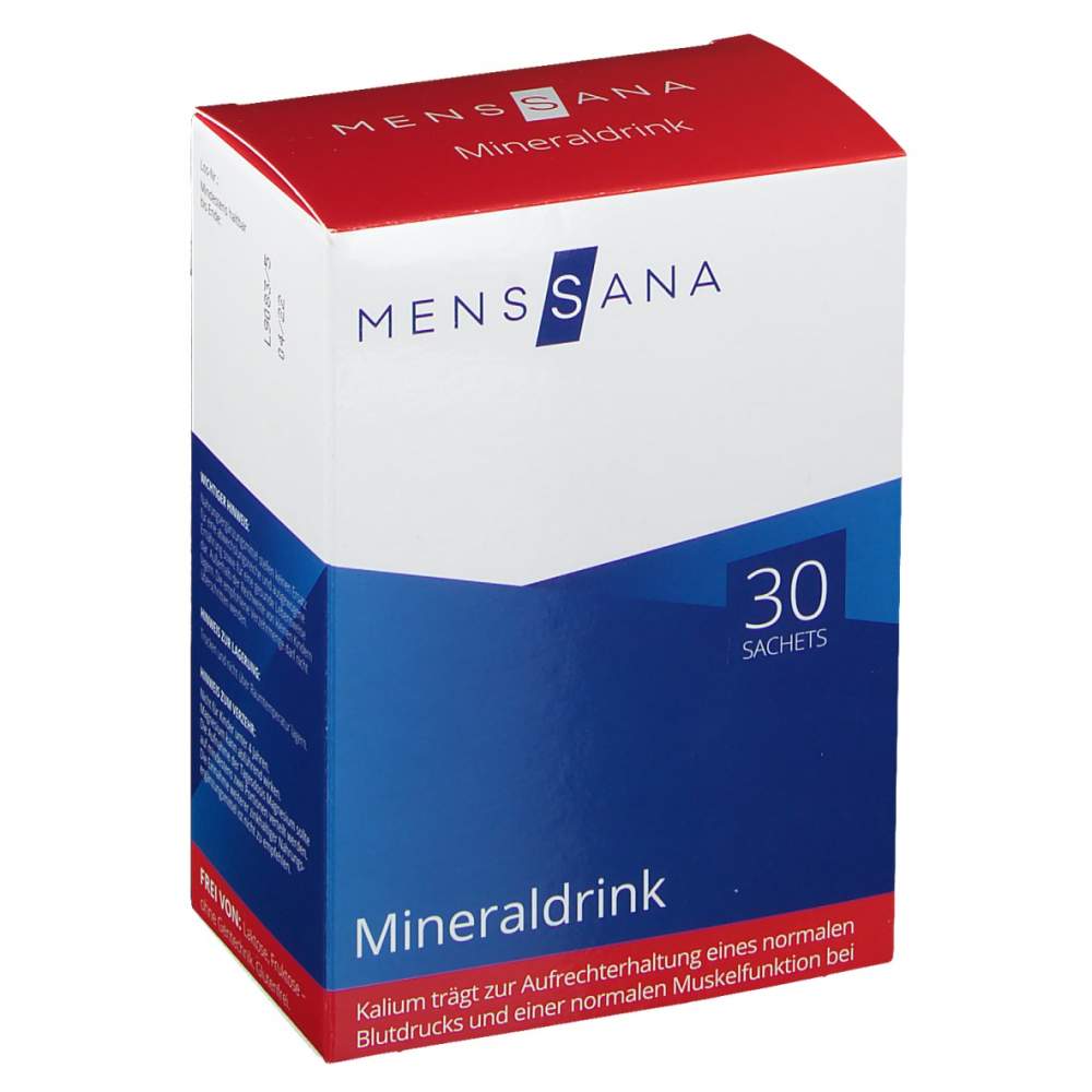 Mineraldrink MensSana® 30 Beutel mit je 6 g