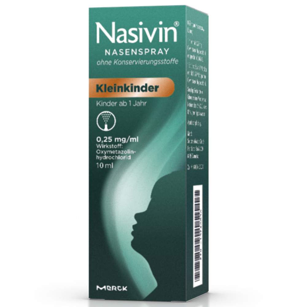Nasivin® Nasenspray ohne Konservierungsstoffe Kleinkinder 10ml