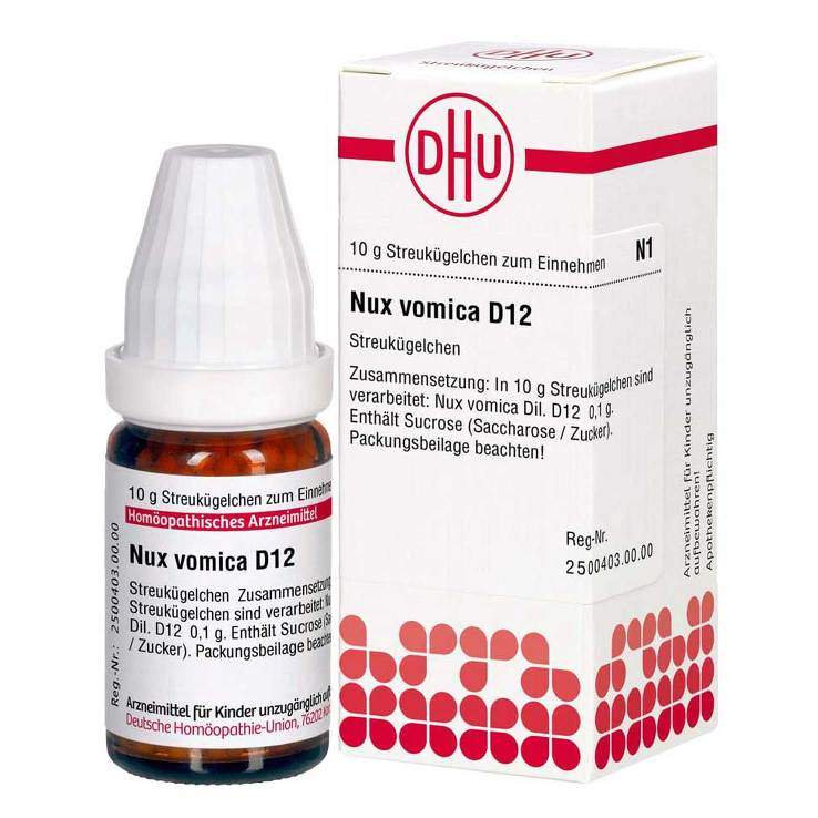 Nux vomica D12 DHU Glob. 10 g