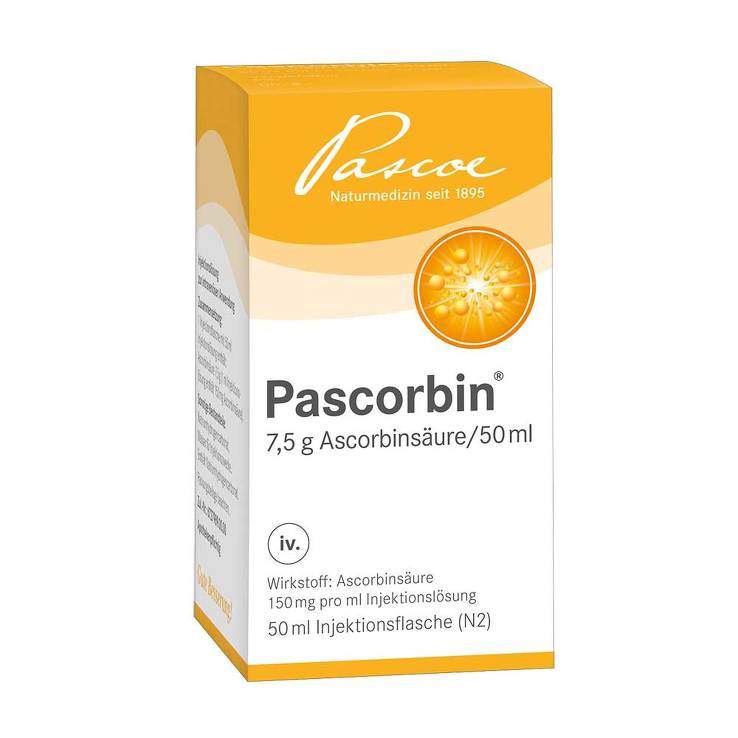 Pascorbin® 7,5g/50ml 1x50 ml Inj.-Fl.