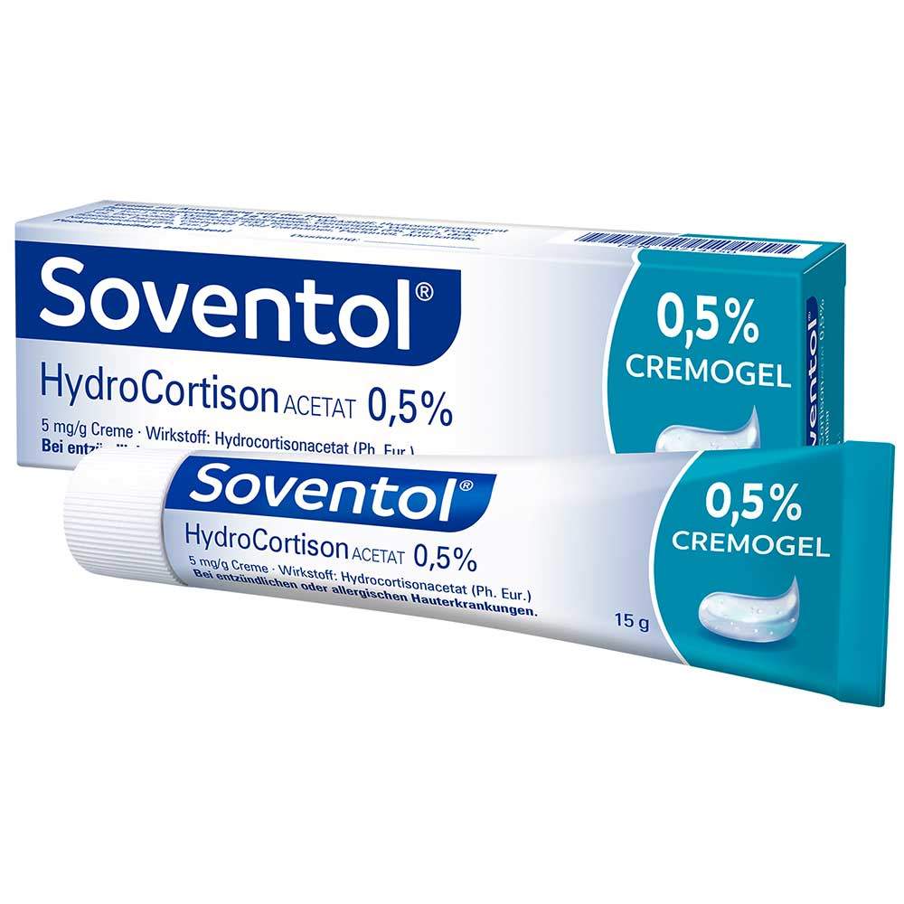 Soventol® Hydrocortisonacetat 0,5% 5 mg/g Creme 15g