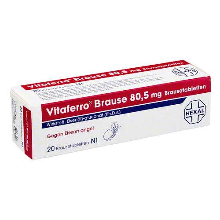 Vitaferro® Brause 80,5mg 20 Brausetbl.