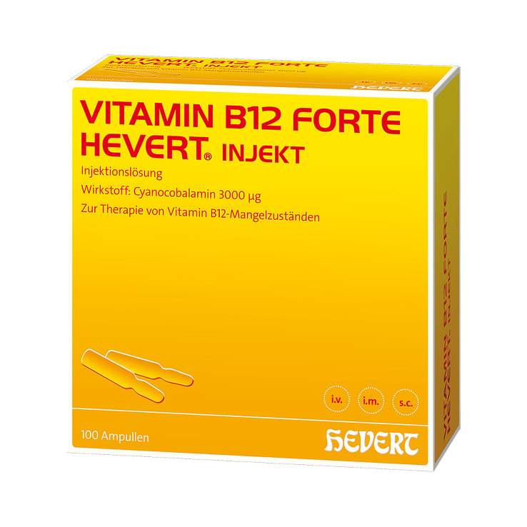 Vitamin B12 forte Hevert® injekt 100 Amp.