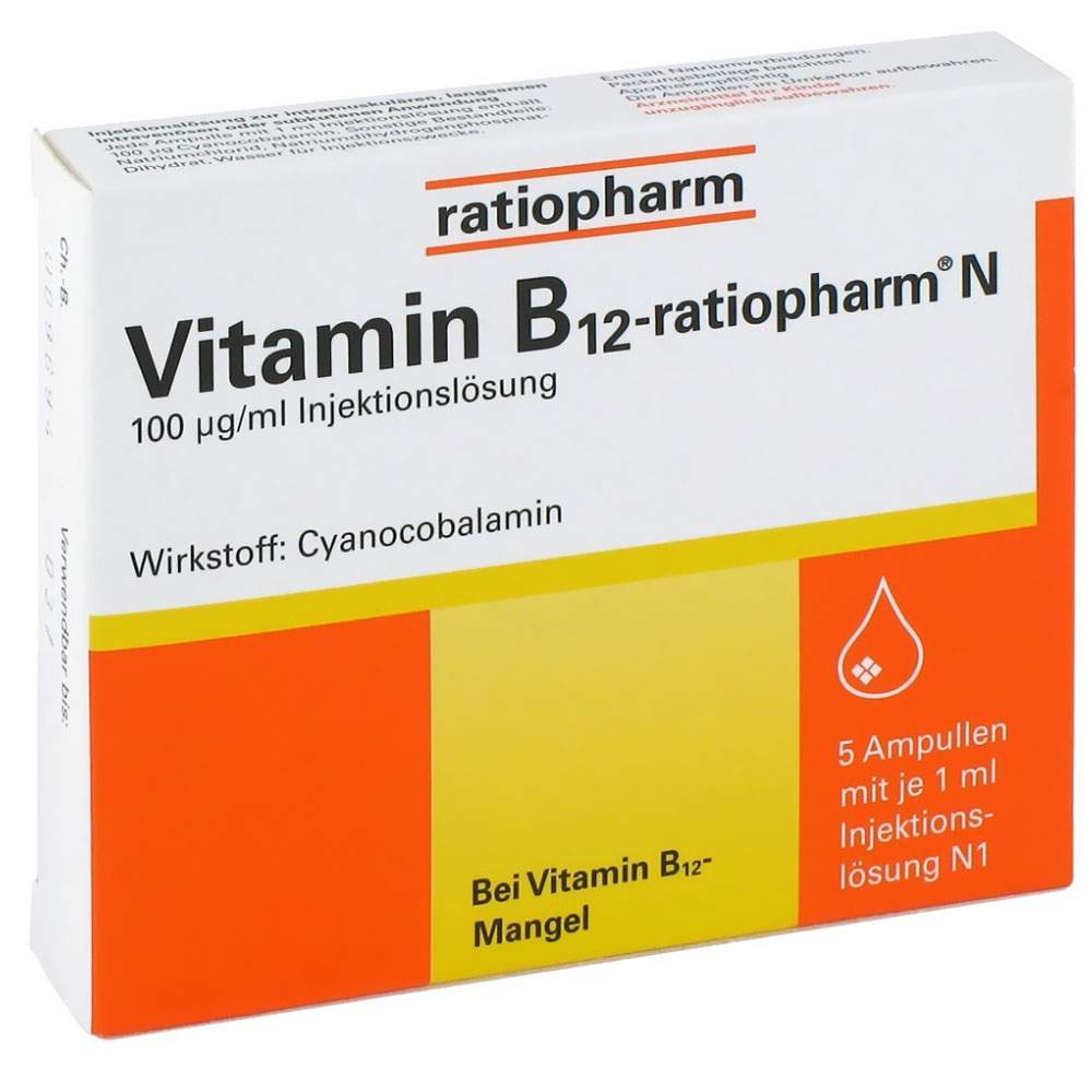 Vitamin B12-ratiopharm® N 5 Amp.