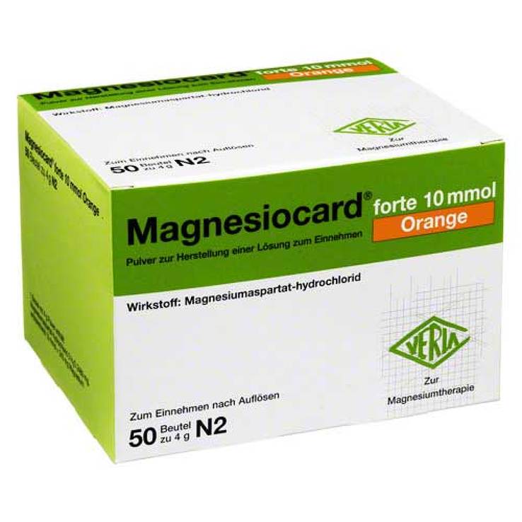 Magnesiocard® forte 10mmol Orange 50 Btl.
