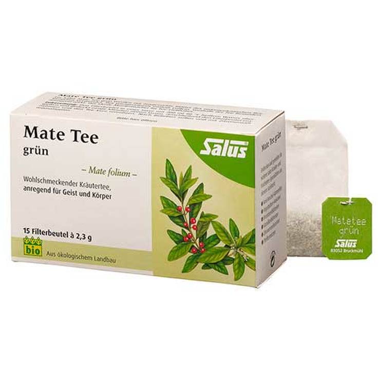 MATE TEE grün Kräutertee Mate folium Bio Salus