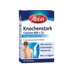 ABTEI Knochenstark Calcium 600+D3 Tabletten