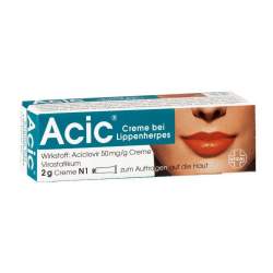 Acic® Creme bei Lippenherpes, 50 mg/g Creme 2g