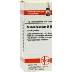 Acidum lacticum D30 DHU Glob. 10 g