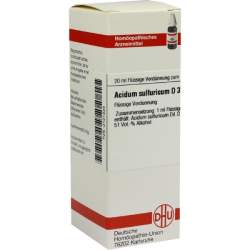Acidum sulfuricum D3 DHU Dil. 20 ml