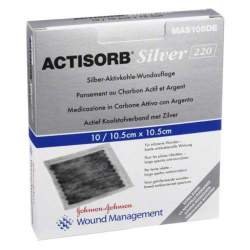 ACTISORB 220 Silver 10,5x10,5 cm steril Kompressen