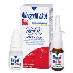 Allergodil® akut Duo 1 Kombipack. Augentropfen + Nasenspray