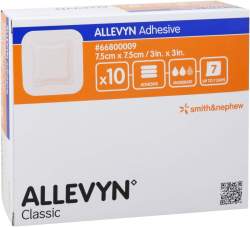 ALLEVYN Adhesive 7,5x7,5 cm Verband CPC
