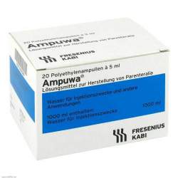 Ampuwa®, Lösungsmittel zur Herstellung von Parenteralia 5 Polyethylenampullen, 5ml