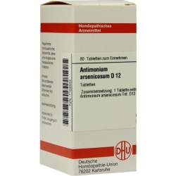 Antimonium arsenicosum D12 DHU 80 Tbl.