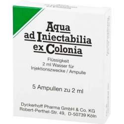 Aqua ad Iniectabilia ex Colonia Amp. 5x2ml