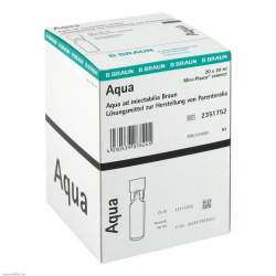 Aqua ad inject. Miniplasco connect Amp. 20x20ml