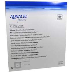 AQUACEL Foam adhäsiv 21x21 cm Verband