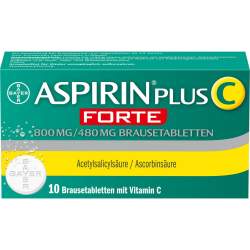 Aspirin® Plus C Forte 800 mg/480 mg 10 Brausetbl.