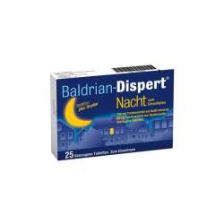 Baldrian-Dispert® Nacht zum Einschlafen 25 Tbl.