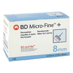 BD MICRO-FINE+ 8 Pen-Nadeln 0,25x8 mm