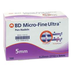 BD MICRO-FINE ULTRA Pen-Nadeln 0,25x5 mm