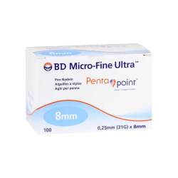 BD MICRO-FINE ULTRA Pen-Nadeln 0,25x8 mm