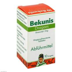 Bekunis Dragees Bisacodyl 5mg 10 St.