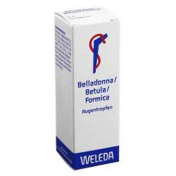 Belladonna/Betula/Formica Weleda Augentr. 10ml