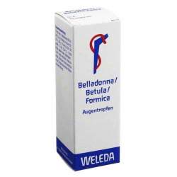 Belladonna/Betula/Formica Weleda Augentr. 10ml