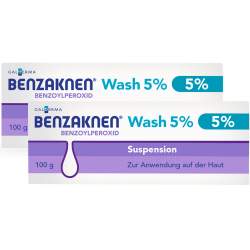 Benzaknen® Wash 5 % Suspension zur Anwendung auf der Haut 2x 100 g