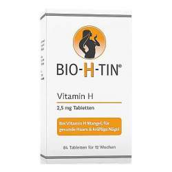 BIO-H-TIN® Vitamin H 2,5mg 84 Tbl. 12 Woch.p.